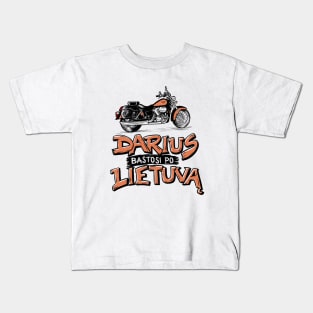 Darius bastosi po Lietuva Kids T-Shirt